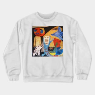 Man and Animals - Karel Appel Crewneck Sweatshirt